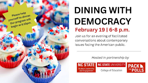 2024 Dining with Democracy flyer